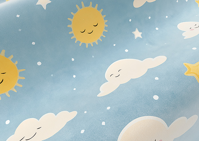 Cloud Nine, Sunshine - Twist&Fit Roman Blind - Image 4